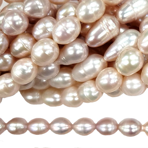 FRESHWATER PEARL RICE 7-9MM NATURAL LAVENDER